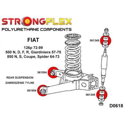 STRONGFLEX 061954A: Rear trailing arm bush SPORT