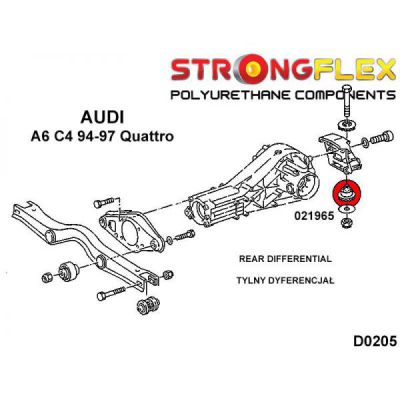 STRONGFLEX 021965B: Rear differential - rear bush