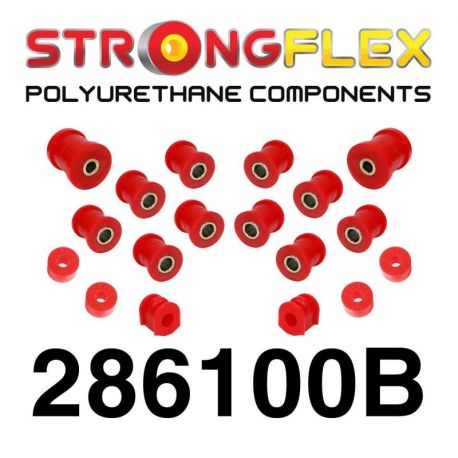 STRONGFLEX 286100B: Set of rear suspension polyurethane