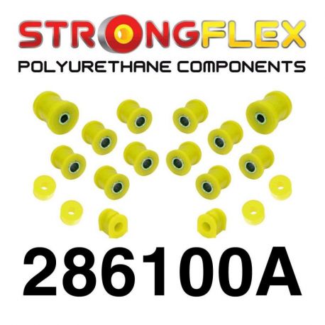 STRONGFLEX 286100A: Set of rear suspension polyurethane SPORT