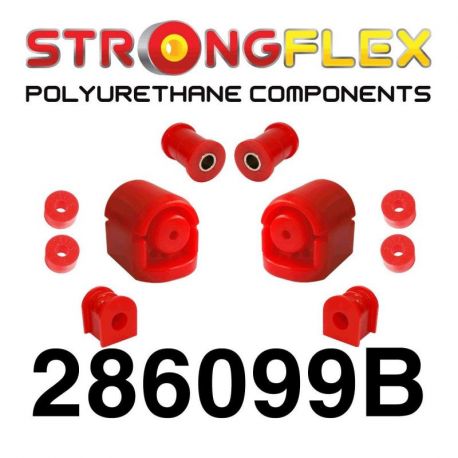 STRONGFLEX 286099B: Set of front suspension polyurethane