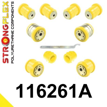 116261A: Front suspension bush kit SPORT STRONGFLEX