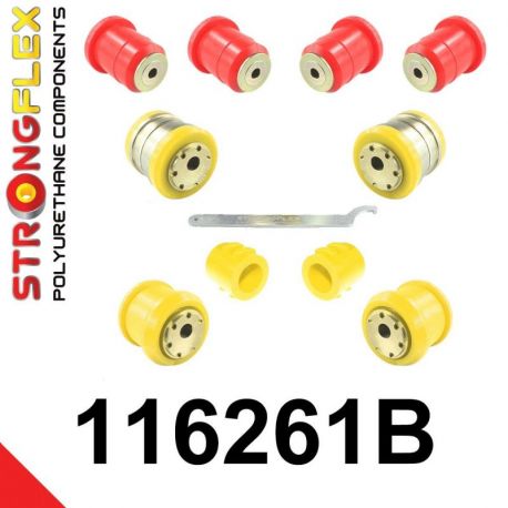 116261B: Front suspension bush kit STRONGFLEX