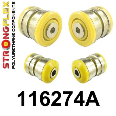 116274A: Front suspension bush kit SPORT STRONGFLEX